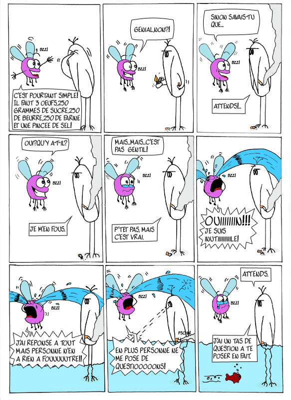 Les tribulations de Roger l'oiseau blasé dans un monde pourtant fantasmagorique et ô combien intéressant qui me permet d'atteindre le record du titre le plus long du 9ème art page 3 ../img/bd/m1129t1241002289.jpg