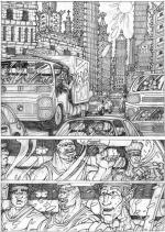 planche bd crayonné