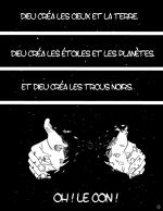 Et l'univers fût ou la fin du créateur