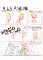 à la piscine